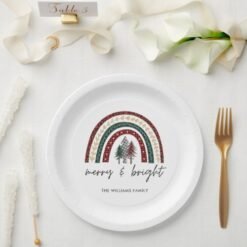 Merry & Bright Christmas Plates